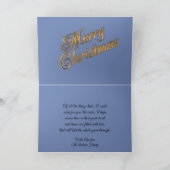 "Chanson carte de Noël religieuse d'anges" (Intérieur)