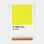 Chanson couleur jaune - Arrière - plan blanc (Recto)