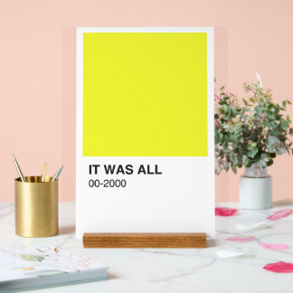 Chanson couleur jaune - Arrière - plan blanc