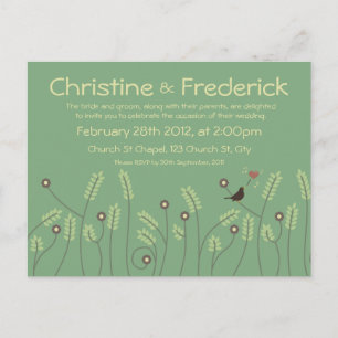 Chanson d'amour, invitation carte postale