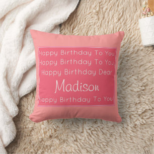 Chanson d'anniversaire Coussin