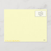 Chanson d'automne Thanksgiving Poster Carte postal (Dos)