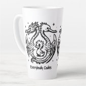 Chanson de Canards et Dragons Latte Mug (Angle gauche)