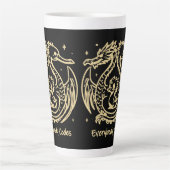 Chanson de Canards et Dragons Latte Mug (Devant)