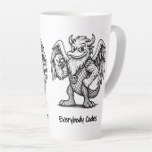 Chanson de Canards et Dragons Latte Mug (Angle droit)