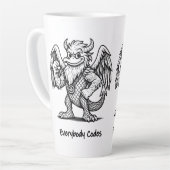 Chanson de Canards et Dragons Latte Mug (Angle gauche)