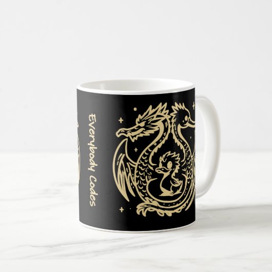 Chanson de Canards et Dragons Mug (Devant droit)