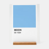 Chanson de lune de couleur bleue - Arrière - plan  (Recto)