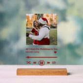 Chanson de Noël Plaque Couple Memento (Neutre)