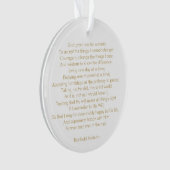 Chanson de prière photo personnalisée texte deux c (devant)