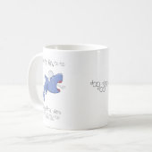 Chanson de requin de bébé, tasse de cadeau de (Devant gauche)