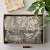 CHANSON DE ROLAND/ MIDDELEEUWSE RIDDERS IN TOERNOO TISSUEPAPIER (Geschenk)