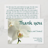 Chanson de Salomon 2:16a carte de remerciements ma (Devant / Derrière)