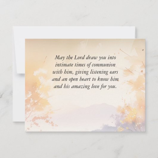 Chanson de Salomon 3:4 J'ai trouvé la Carte Bibliq (Dos)