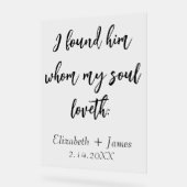 Chanson de Salomon, J'ai trouvé le Mariage One KJV (Angle)