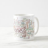 Chanson de Walt Whitman de me - feuille de tasse (Devant droit)