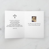 Chanson des Anges carte de Noël (Intérieur)