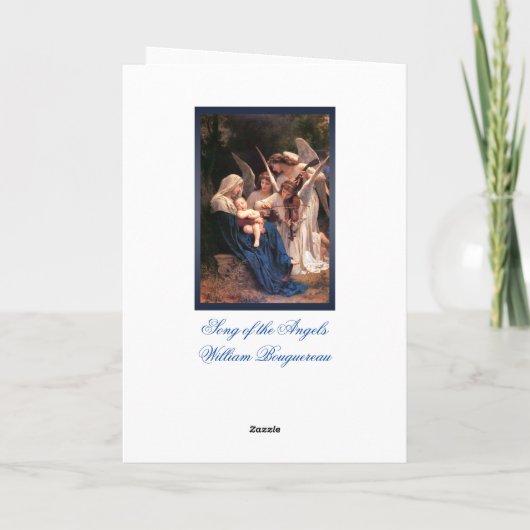 Chanson des Anges Carte de Noël (Dos)