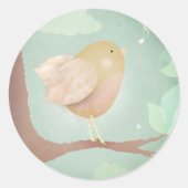 Chanson d'oiseau - autocollants (Devant)