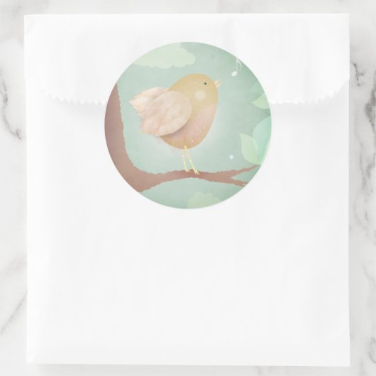 Chanson d'oiseau - autocollants (Sac)