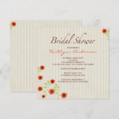 Chanson du matin d'automne Invitation à la douche  (Devant / Derrière)