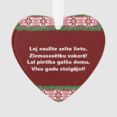 Chanson folklorique de Noël lettone I Tautasdziesm (devant)