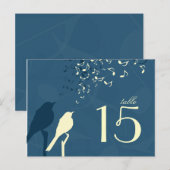 Chanson Inséparable - numéro de table (Devant / Derrière)