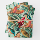 Chansons colorées & Motif Feuille vert (En situation)