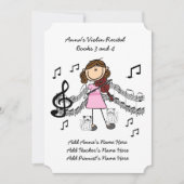 Chansons de la carte Dix d'invitation de (Devant)