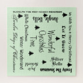 Chansons de Noël Puzzle difficile de vacances (Horizontal)