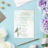 Chansons d'oiseaux et meilleurs voeux Invitation a (Insitu (Mariage))