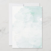 Chansons d'oiseaux et vœux de bonheur Invitation  (Dos)