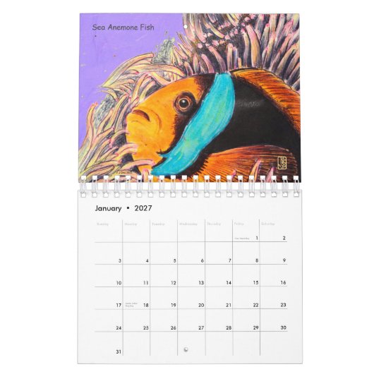 Chansons du calendrier des petites spirales de mer (Jan 2027)