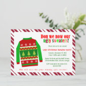 Chant de Noël moche Invitation à la fête de Noël (Debout devant)