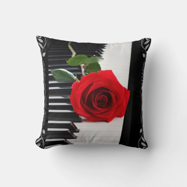 Chant du coeur Coussin décoratif (Recto)