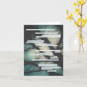 chant funèbre sans carte de sympathie de musique (Fleur jaune)