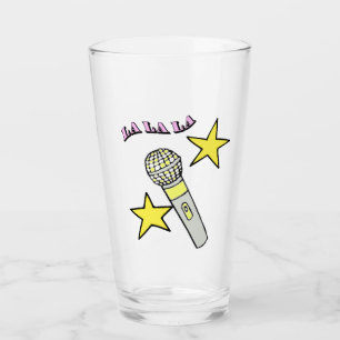 Chant Karaoke Tumbler en verre