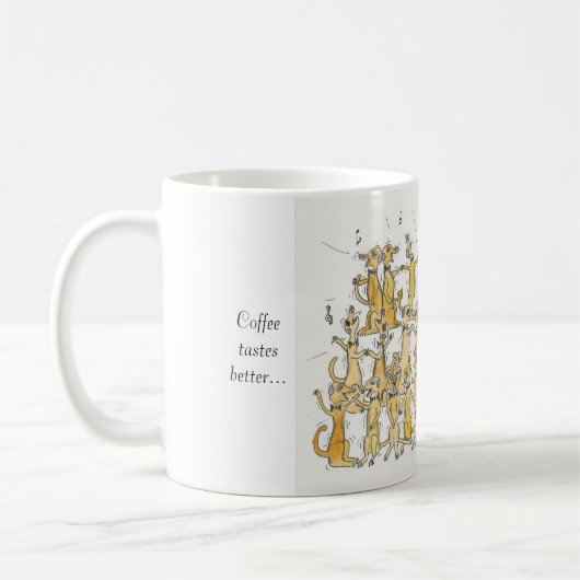 Chant Meerkat Mug (Gauche)