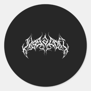 Chant voor de ondergrondse _ Juggalofi Tribal Tatt Ronde Sticker
