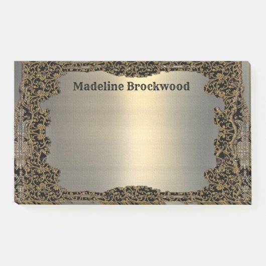 Chantella Elegant Knight Beauful Monogram Post-it® Notes (Voorkant)