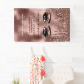 Chantelle Eyelash Brows Makeup droogt verticaal Spandoek (Insitu)