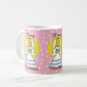 Chanter Angel Christmas Mug (Devant gauche)