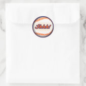 Chanter autocollant pour invitation de base-ball d (Sac)