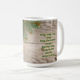 Chanter des chansons de Noël Mug