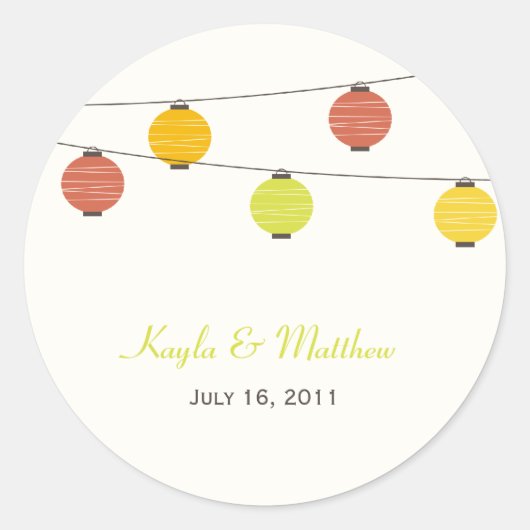 Chanter les lanternes Favoriser les autocollants o (Devant)