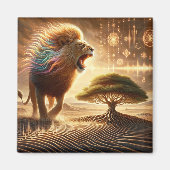 Chanter Lion Magnet (Devant)