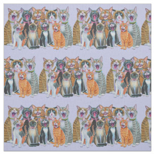 Chanter tissu de chats