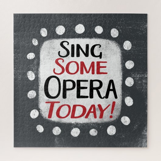 Chanter Un Opéra Aujourd'Hui Jigsaw Puzzle (Vertical)