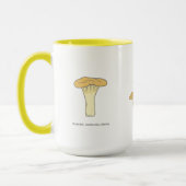 Chanterelle botanique Mug de champignons (Gauche)
