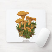 Chanterelle Mushroom Mousepad Muismat (Met muis)